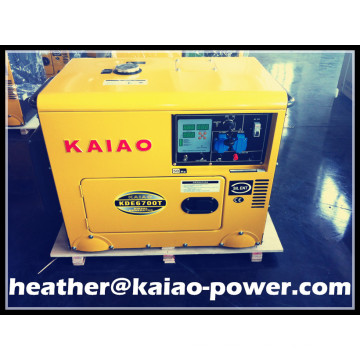 Lowest Price 5000W 5kw Portable Generator Diesel Silent CE ISO BV SGS Approved